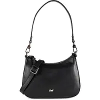 Braun Büffel Umhängetasche HANNA CLASSIC Minibag schwarz Damen - Leder