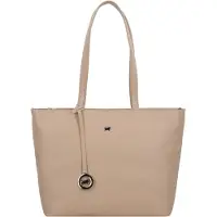 Braun Büffel Umhängetasche HANNA Shopper S beige Damen - Leder