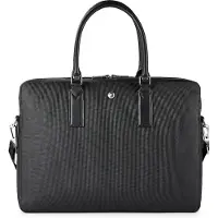 Lacoste Laptoptasche mit Laptopfach Computer Bag Noir schwarz