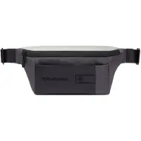 Piquadro Gürteltasche Brief2 Special Bum Bag Grey - Black