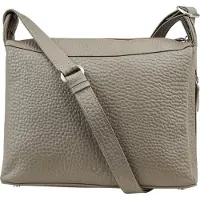 VOi Leder Schultertasche Umhängetasche Isabella Shoulder Bag Sand taupe