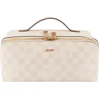 JOOP! JOOP Kulturbeutel "cortina piazza zea washbag shz" Unisex Kosmetiktasche, Reisebeutel mit Schachbrettmuster