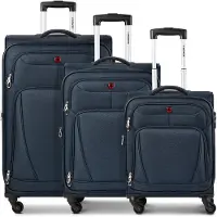 Wenger Beaumont 4 Rollen Kofferset 3-teilig mit Dehnfalte