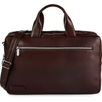 Plevier Power Jimmy Laptop-Umhängetasche - 16" Laptopfach - braun