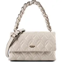 GUESS Damen Crossbodytassen Maxine Flap Crossbody - Gebroken Wit - Größe ONESIZE