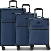 Bugatti Valencia Soft 4 Rollen Kofferset 3-teilig mit Dehnfalte