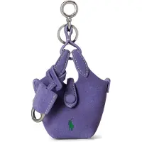 Ralph Lauren für Damen. 427P16457001 Taschenanhänger Polo Play aus Wildleder, lila (OSFA), Lässig, Flieder