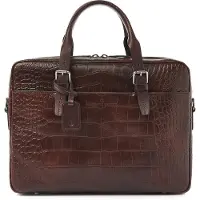 Castelijn & beerens Aurum Laptopbag RFID 15.6" mocca