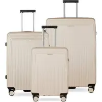 Bugatti Trolley Linea Hard-Top Case S / M / L Beige 56cm