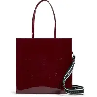 Ted Baker Schultertasche Iconny Webbing Large Icon Bag Oxblood dunkelrot