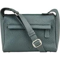 VOi Leder Umhängetasche Gianna Crossbody Bag Mint grüngrau