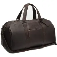 The Chesterfield Brand Leder Reisetasche Rivaro Travelbag Brown dunkelbraun