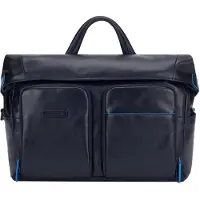 Piquadro Blue Square Revamp Fahrrad Laptopkuriertasche 14" Laptop-Fach Nachtblau