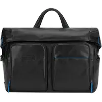 Piquadro Blue Square Revamp Fahrrad Laptopkuriertasche 14" Laptop-Fach Schwarz