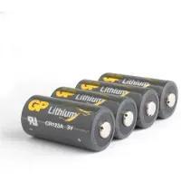 GP CR123A Batterie Lithium 4 Stück