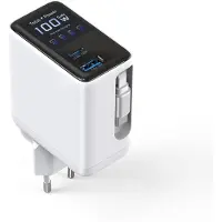 4smarts GaN Flex, Drinnen, AC, 21 V, 0,7 m, Weiß