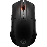 SteelSeries Rival 3 Wireless Gen 2, rechts, Optisch, RF Wireless + Bluetooth, 18000 DPI, 1,9 ms, Schwarz
