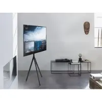 One For All WM7461 -Design lattiajalusta 32-65" televisioille, harmaa metalli