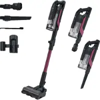 Hoover HF610HX 011, Stabstaubsauger, Beutellos, Magenta, 0,7 l, Trocken, EPA