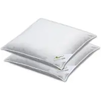 BETTWARENSHOP Doppelpack 3-Kammerkissen Exclusiv Füllung Aussen 100% Daunen 2x 65x100 cm