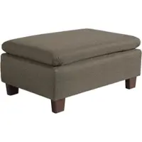 58 aufm Kessel POLSTERHOCKER Kaylil Flachgewebe sahara