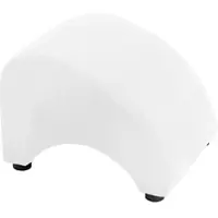 58 aufm Kessel POLSTERHOCKER Kajsa Velourstoff creme