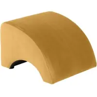 58 aufm Kessel POLSTERHOCKER Kajsa Samtvelours mais