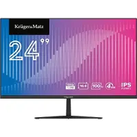 Krüger&Matz 24" FullHD 100Hz IPS HDMI VGA Rahmenloser LED-Monitor Lautsprecher