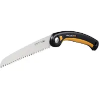 Fiskars Klappsäge Plus SW69, schwarz/orange, ca. 33 x 3 x 12 cm