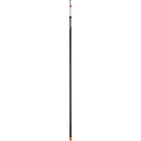 Gardena Combisystem-Aluminiumstiel 130 cm, Handwerkzeug-Griff, Aluminium, Schwarz, Orange, Silber, Anti-Rutsch-Griff, , 1300 mm