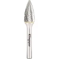 Klingspor HF 100 G Hartmetallfräser, 12,7 x 25 x 6 mm Kreuzverzahnung