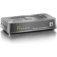 Level One EFB FSW-0508TX 5-Port Fast Ethernet Switch, ultracompact FSW0508TX