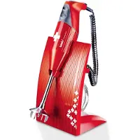 Bamix SwissLine, Pürierstab, Eis-Crusher, 1,8 m, 200 W, Rot