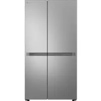 LG GSBC40PYPE, Freistehend, Amerikanische Tür, Silber, 2 Tür(en), Prime Silver, Berührung
