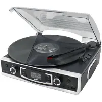 Soundmaster PL590SW, Automatisch, Schwarz, 33,45,78 RPM, DAB+, FM, UKW, USB Typ-A, 3,5 mm
