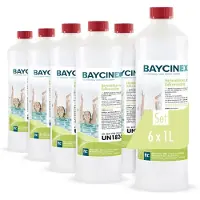 Höfer Chemie 6x1 L BAYCINEX Härtestabilisator Poolpflegemittel für kalkfreies Wasser