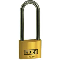 Kasp K12540L40A5 Hængelås 40 mm Identiske Gyldengul Nøglelås
