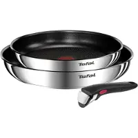 Tefal Emotion L897S374, Rund, Allzweckpfanne, Edelstahl, Edelstahl, Thermo-Punkt, 3 Stück(e)