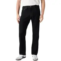 Levi's Herren 505 Regular Fit StraightJeans , Schwarz, 38W / 32L