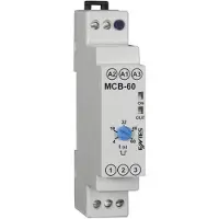 Entes MCB-60 Tidsrelæ Monofunktionel 24 V/DC, 24 V/AC, 230 V/AC 1 stk Tidsområde: 4 - 60 s 1 x skiftekontakt