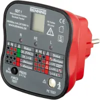 Benning Steckdosentester mit Fingerkontakt SDT 1