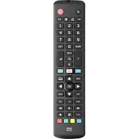 One For All TV Replacement Remotes URC4911, TV, IR Wireless, Drucktasten, Schwarz