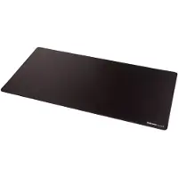 Sans marque Schreibunterlage Breyta, Microban-Schutz, rutschfest, B 800 x T 400 x H 25 mm, Post-Consumer Material/Kautschuk, schwarz