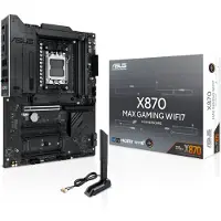 Asus X870 MAX GAMING WIFI7, AMD, Sockel AM5, AMD Ryzen 7000 Series, AMD Ryzen 8000 Series, AMD Ryzen 9000 Series, DDR5-SDRAM, 256 GB, DIMM
