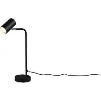 TRIO Schwarze Schreibtischlampe Marley