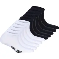 Jack & Jones JACK&JONES Kinder Sneakersocken, 10er Pack - JACDONGO SOCKS, Baumwollmischung, einfarbig