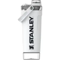 Stanley The Vitalize Shaker 20oz, Chalk 10-13007-023 Shaker mit abnehmbarem Boden, 590 ml