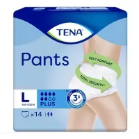 Tena Pants Plus Large Size 14u - Comfortable And Discreet Incontinence Protection