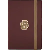 BOSS Burgunderfarbenes DIN-A5-Notizbuch mit Double-B-Monogramm Grösse ONESI