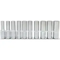 Ks Tools 917.1750, Steckschlüssel-Satz, 1/2", 10 Kopf/Köpfe, Chrom-Vanadium-Stahl, DIN 3120, ISO 1174, DIN 3124, ISO 2725-1, 1,5 kg